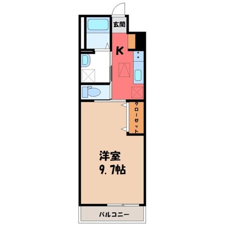 雀宮駅 バス4分  東横田入口下車：停歩2分 1階の物件間取画像
